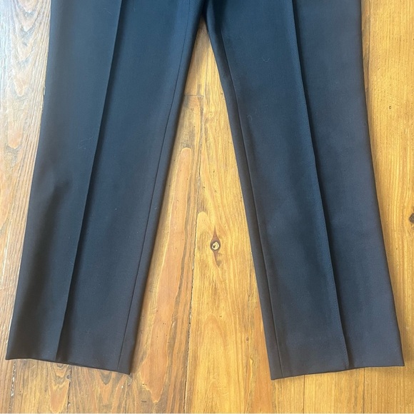 Rebecca Taylor Ottoman Notch Stretch Black High Waist Dress Pants Work Career 6 - Picture 9 of 16